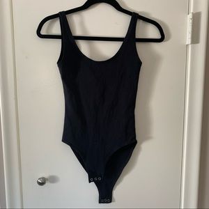 Topshop black tank top bodysuit